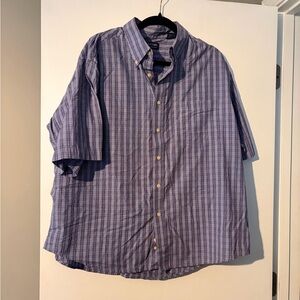 3/$17 Puritan Blue Plaid Button Down Shirt